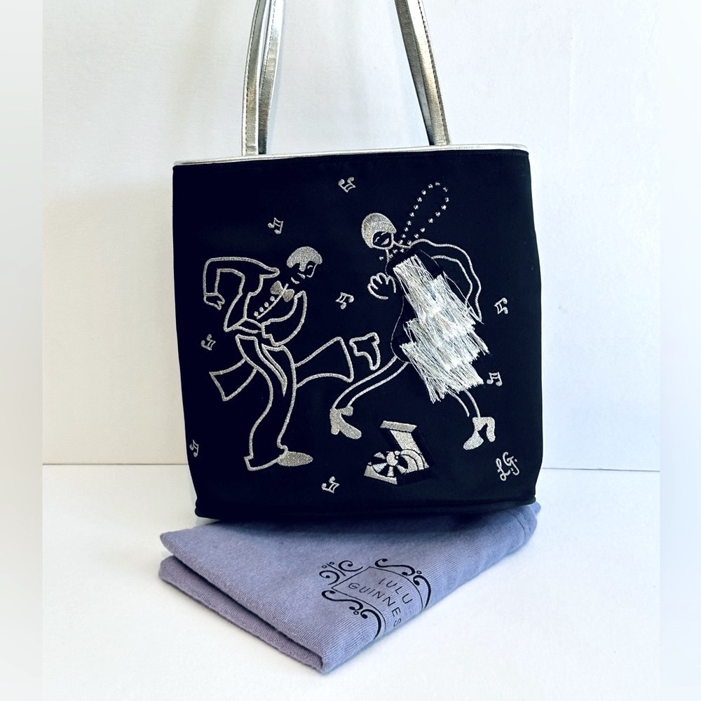 Lulu Guinness Mini Satin Tote